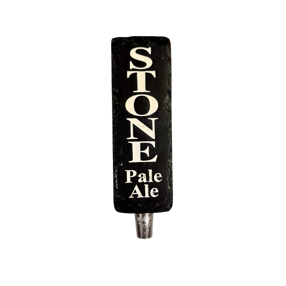 Stone‎ Brewing Tap Handle Unisex OS Black Good Pale Ale Textured Resin Bar Decor